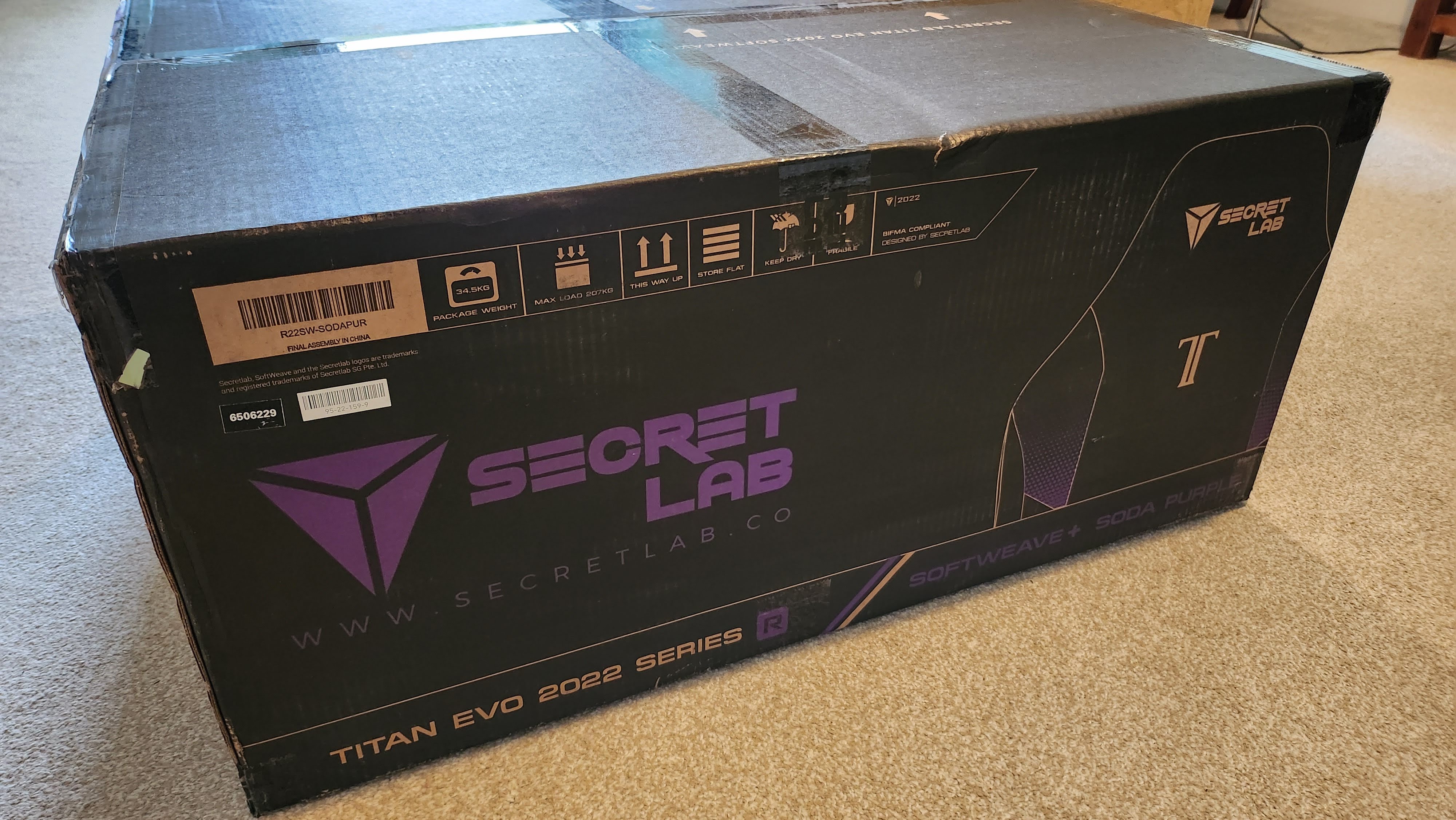 Обзор Secretlab Titan EVO SoftWeave Plus Soda Purple