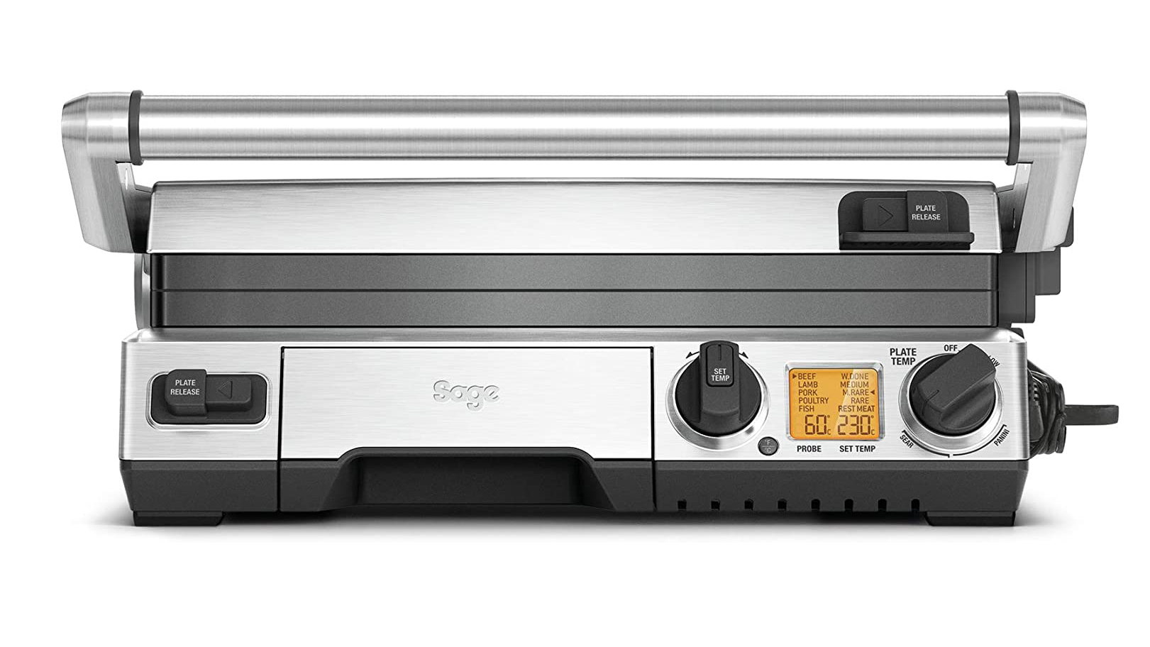 Sage BGR840BSS — умный гриль Pro