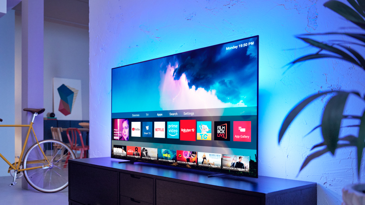 Обзор Philips OLED754: интерфейс Smart TV