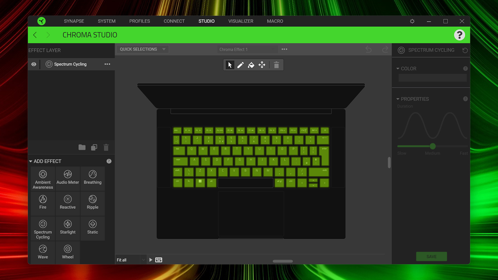 Программное обеспечение Razer Blade 14