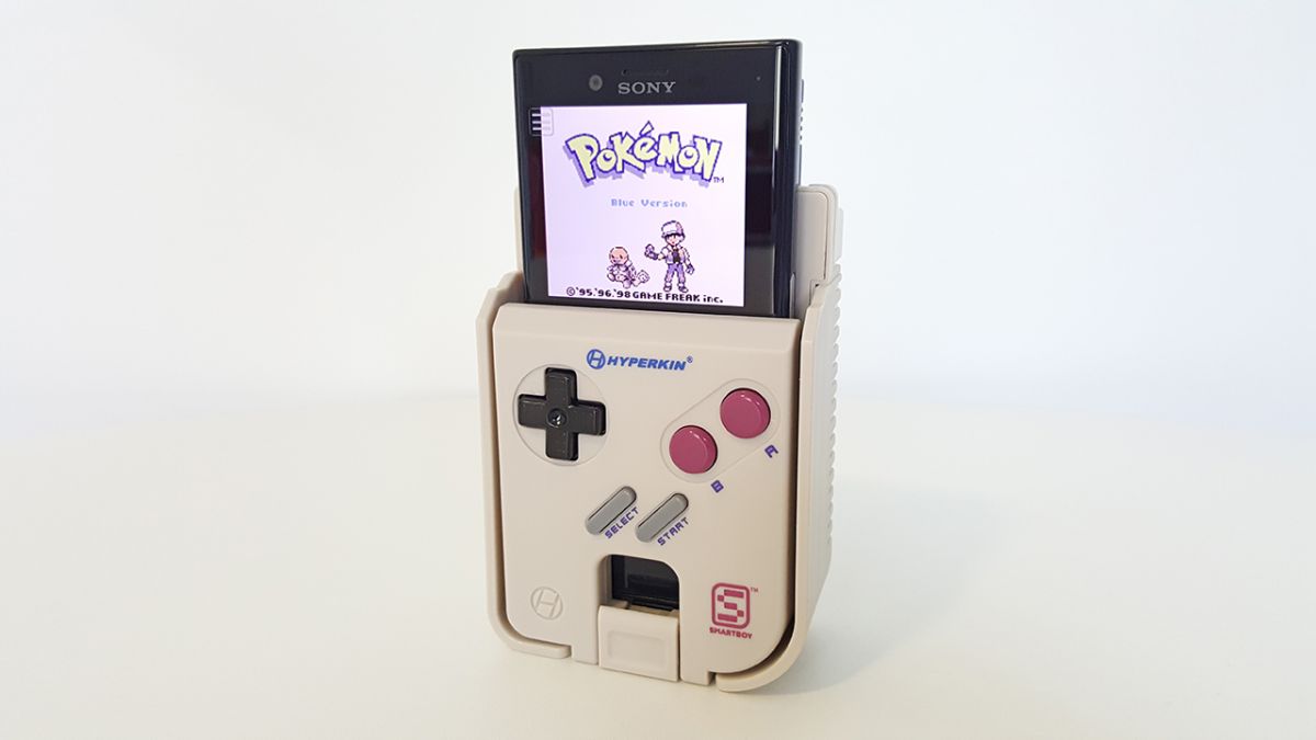 Game boy plays