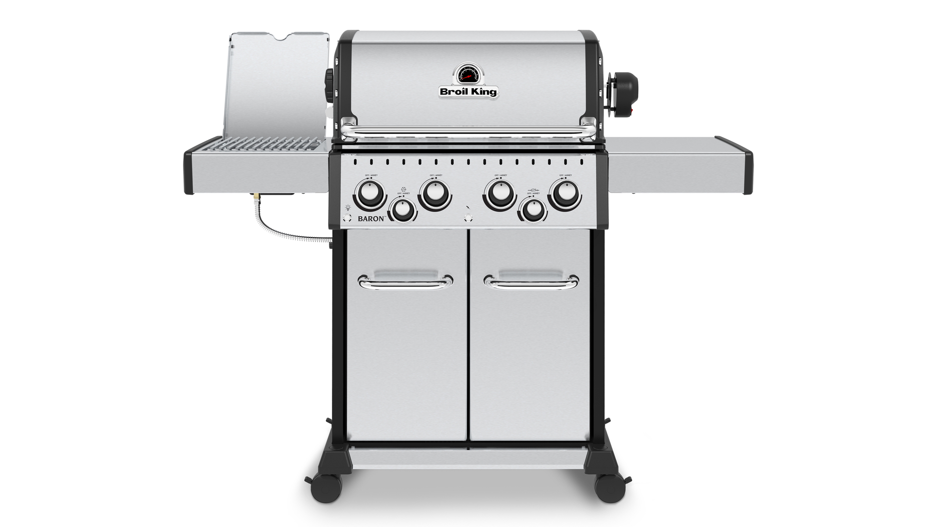 Broil King Baron 490 IR на белом фоне