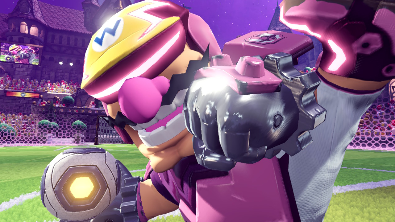 Wario Hyper Strike в игре Mario Strikers: Battle League