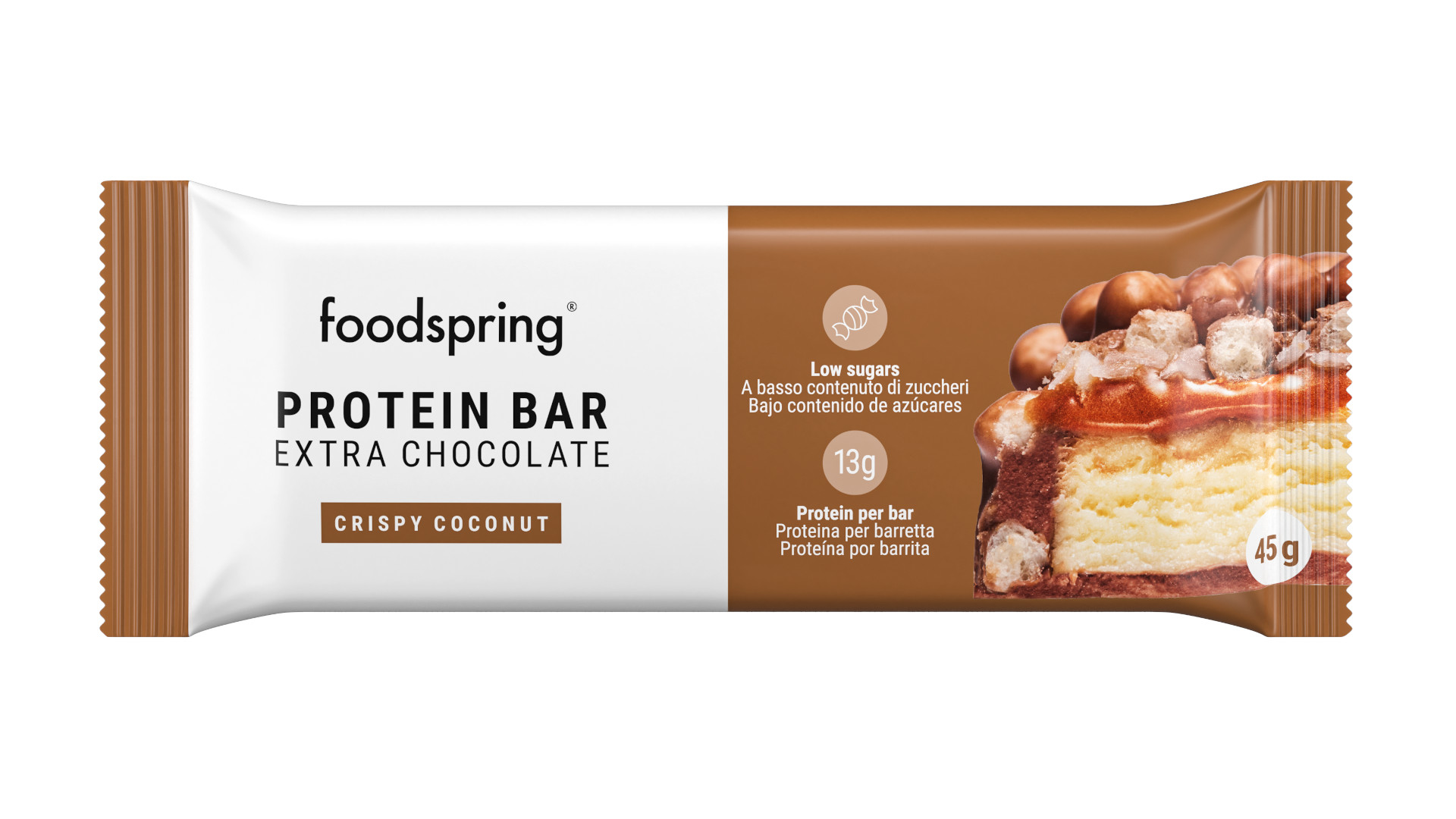 Foodspring запускает протеиновый батончик Extra Chocolate