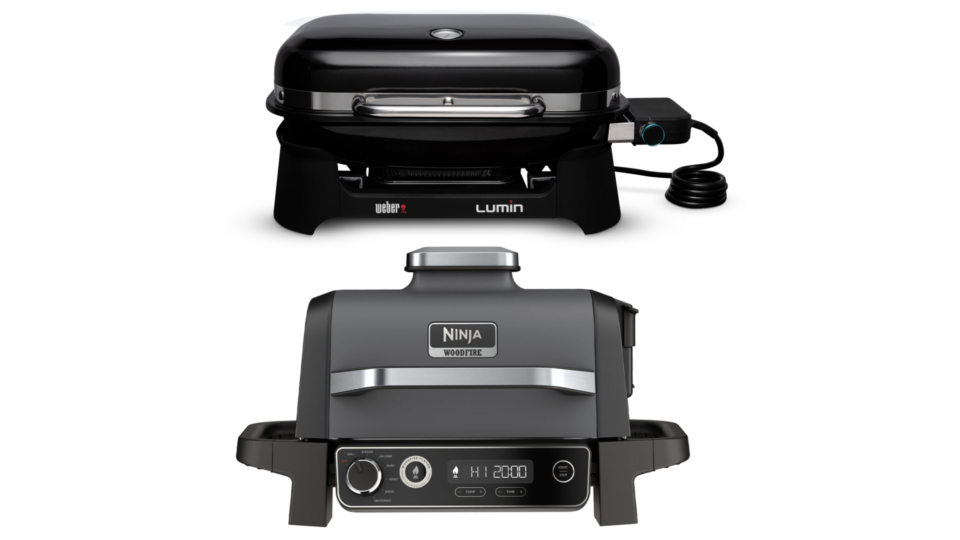 Weber Lumin Compact против Ninja Woodfire