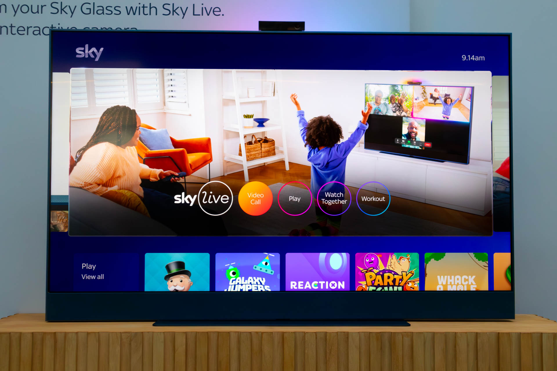 Sky Live на Sky Glass TV